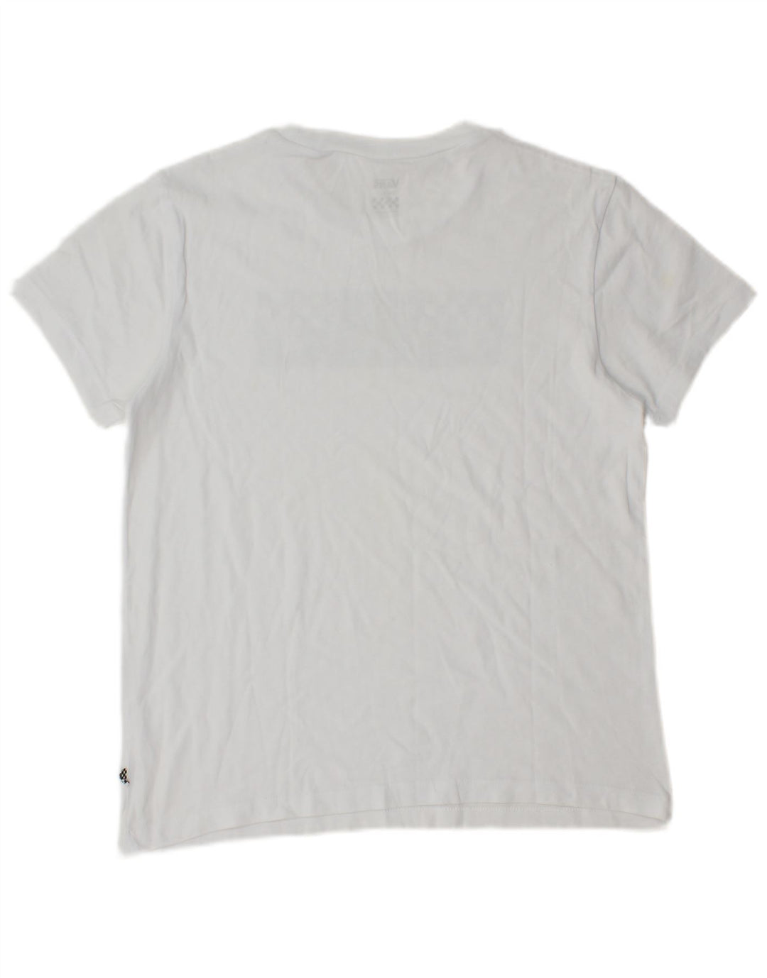 Camiseta Vans Feminina Graphic UK 10 Pequena Branca