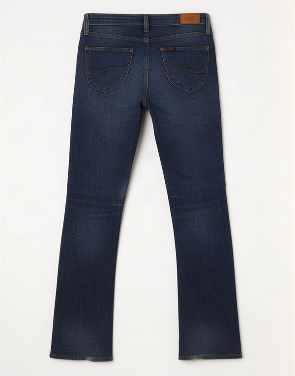 Lee Womens Skinny Bootcut Jeans W28 L33 Azul Algodão