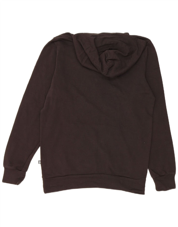 PUMA Mens Hoodie Jumper Médio Algodão Preto