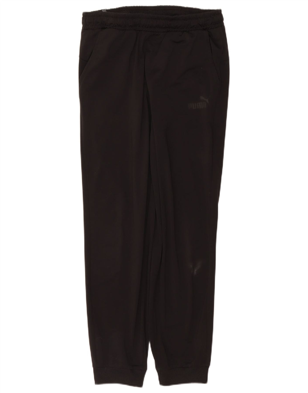 Calça de treino masculina Puma Joggers grande poliéster preto