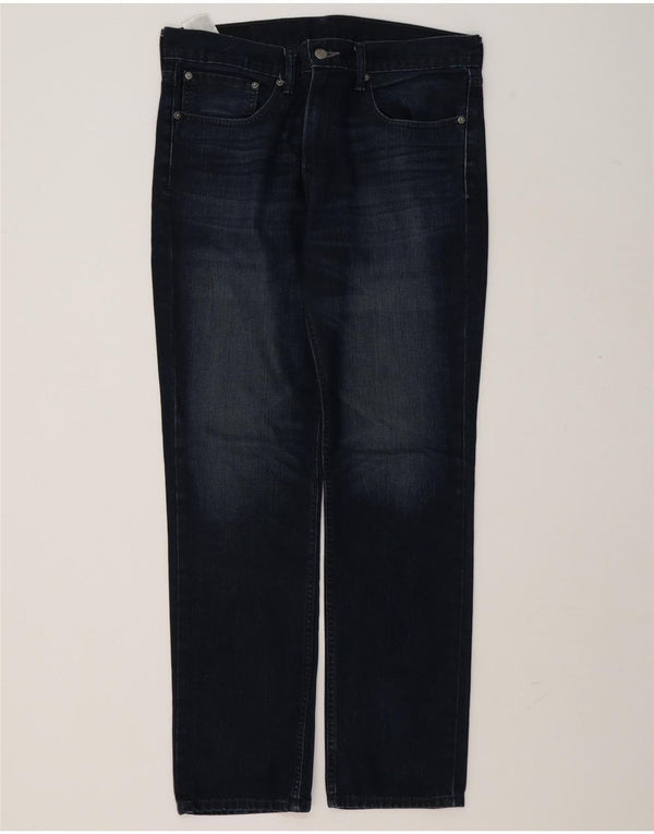 Levi's Masculino 511 Slim Jeans W34 L32 Azul Marinho Algodão