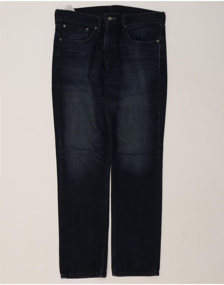 Levi's Masculino 511 Slim Jeans W34 L32 Azul Marinho Algodão