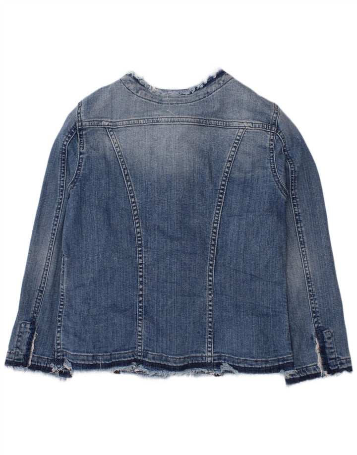 LIU JO Jaqueta jeans feminina 11-12 anos algodão azul