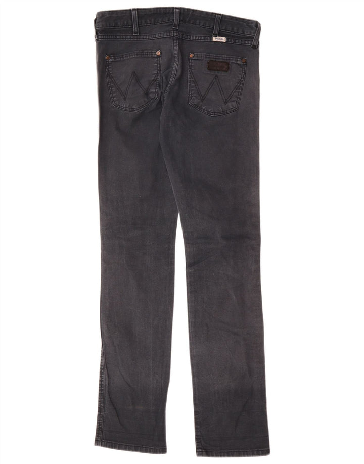 Wrangler Feminino Lia Slim Jeans W29 L34 Cinza Algodão
