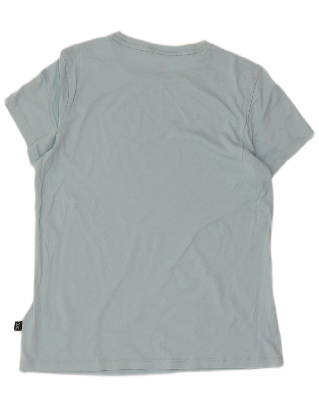 Puma Camiseta Feminina Graphic Top UK 12 Algodão Azul Médio