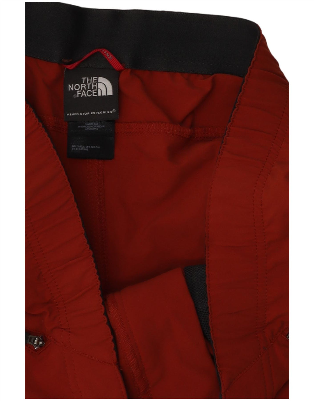 Calça casual slim masculina The North Face W34 L32 poliéster laranja