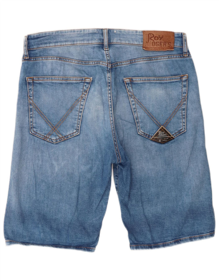 Shorts jeans masculino Roy Rogers W32 algodão azul médio