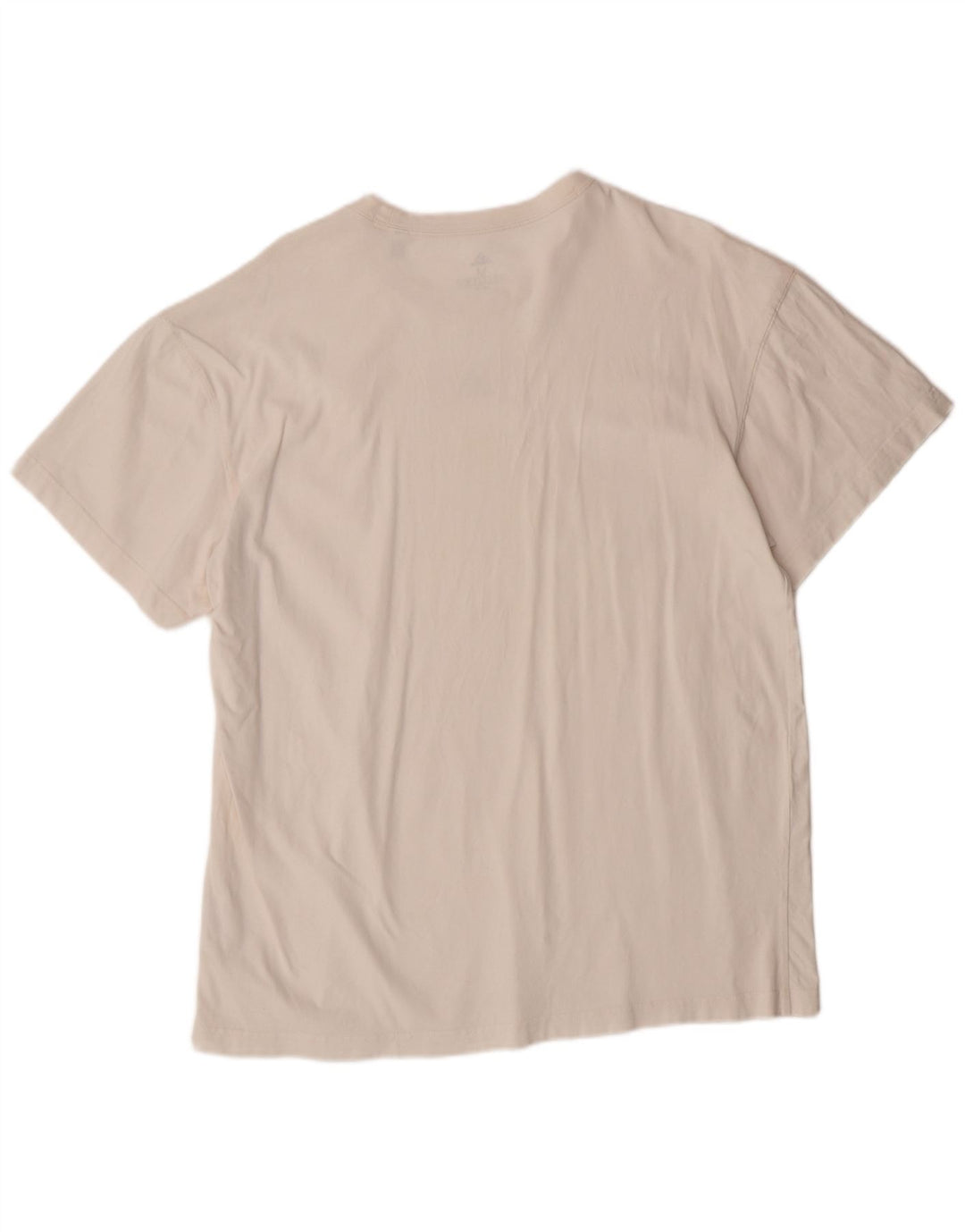 ADIDAS Mens Camiseta Top Médio Off White Algodão