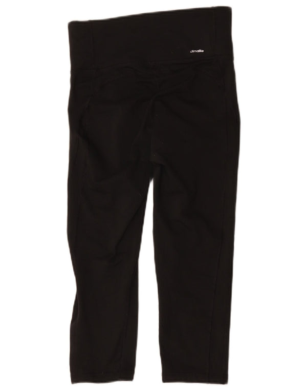 Adidas Womens Climalite Capri Leggings UK 8/10 Pequeno Preto