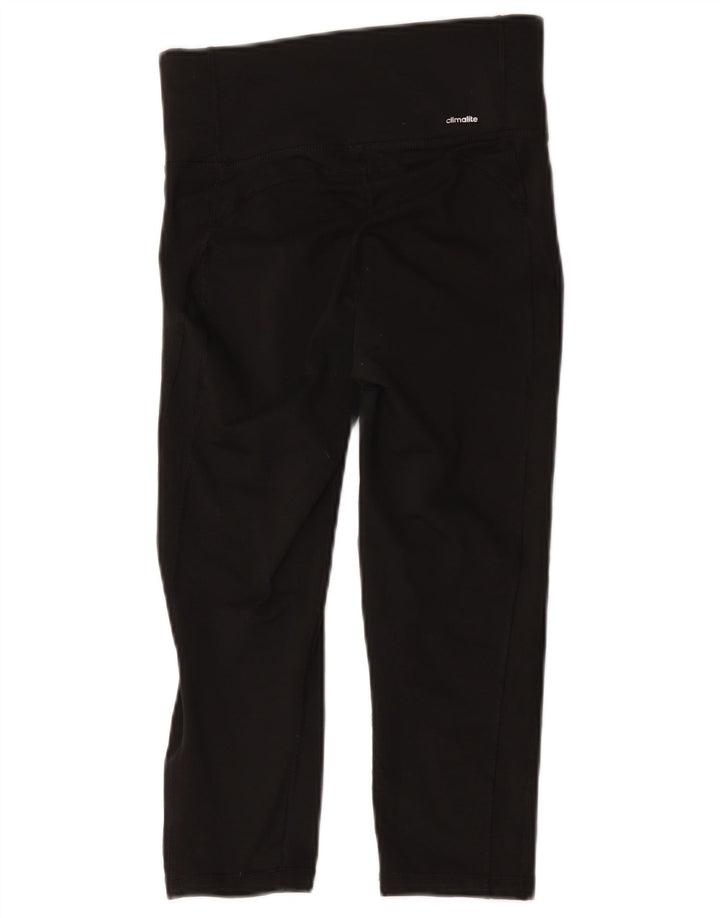 Adidas Womens Climalite Capri Leggings UK 8/10 Pequeno Preto