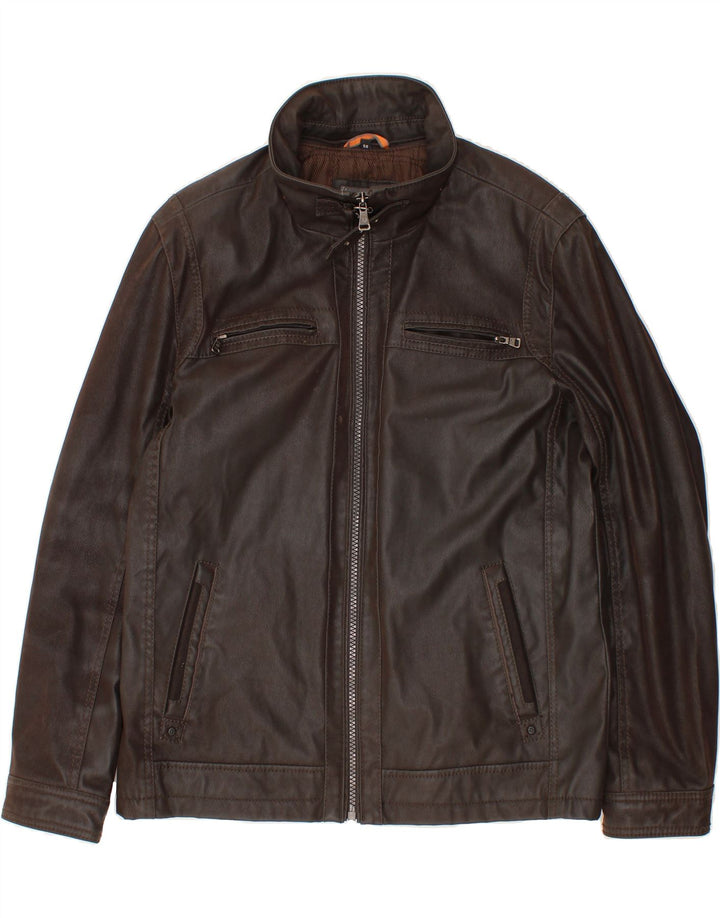 Jaqueta de couro masculina DNR IT 56 3XL couro marrom