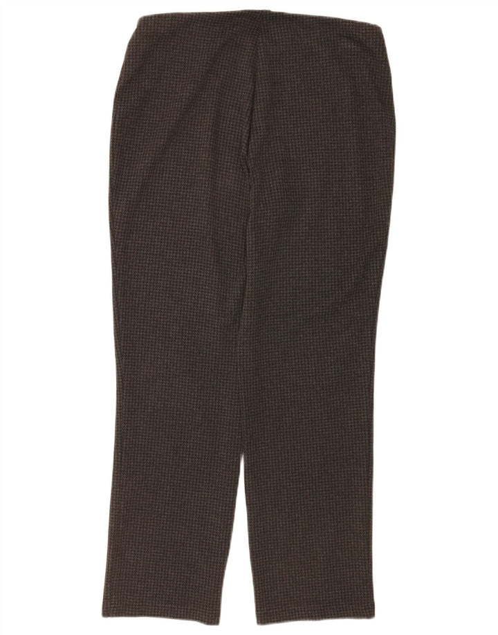 Calça casual feminina Marks & Spencer Reino Unido 12 médio W32 L28 preta