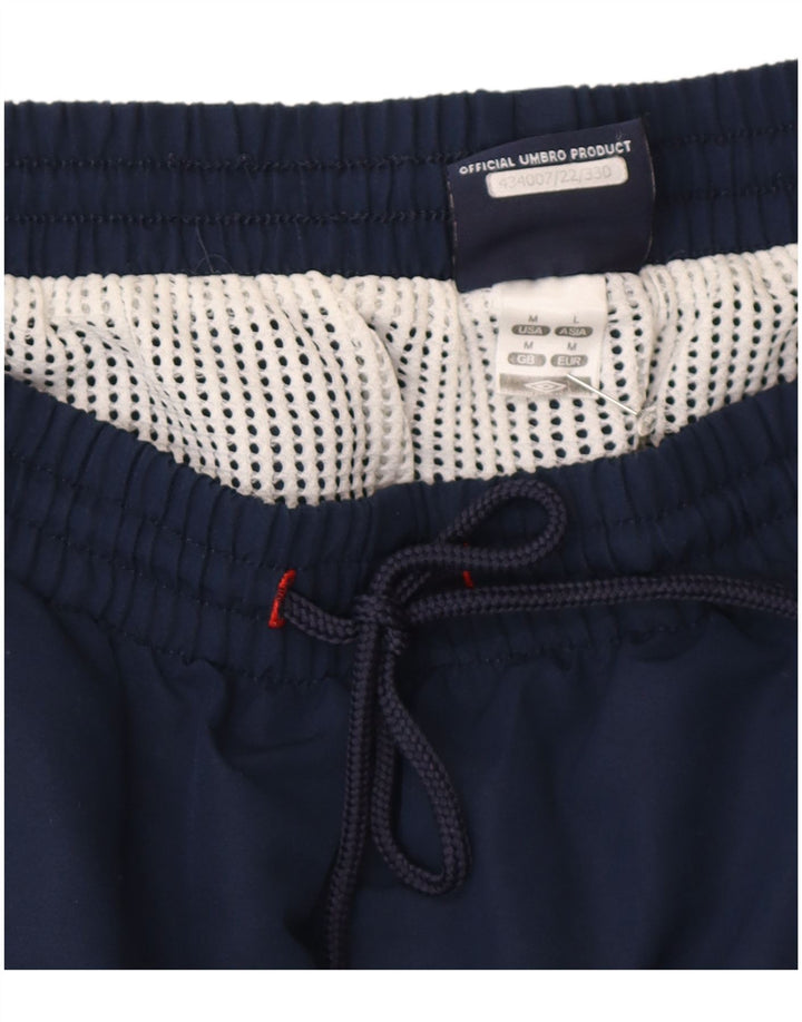 Umbro Mens Graphic Sport Shorts Médio Azul Marinho Poliéster