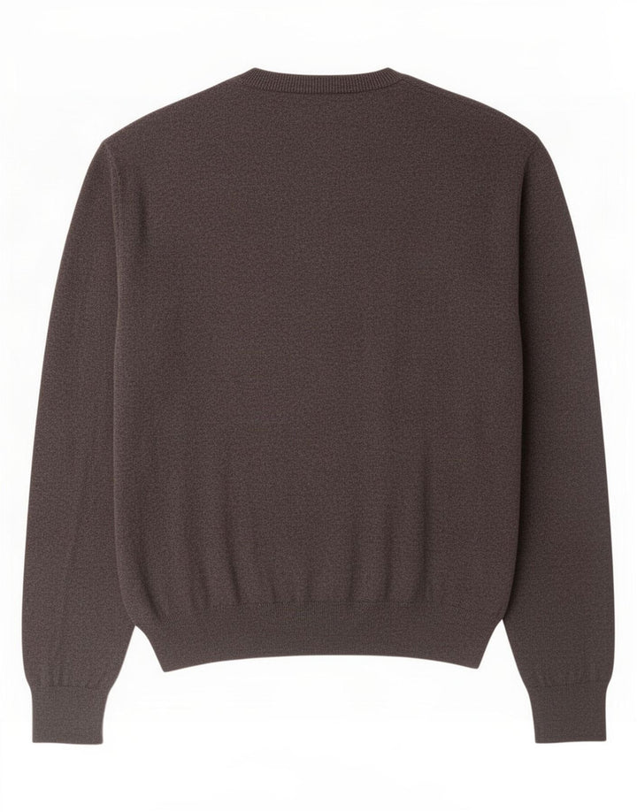 Suéter masculino Gap com decote em V pequeno cinza