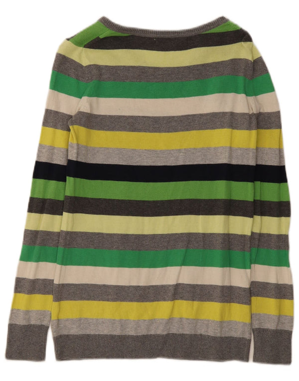 Suéter masculino Gap com gola redonda XS listrado multicolorido