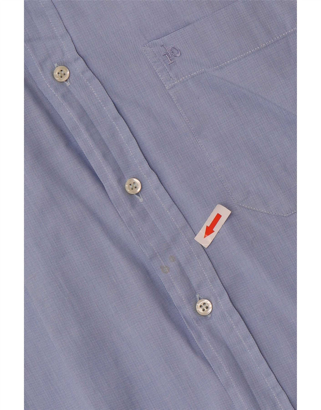 Camisa masculina Roccobarocco tamanho 41 16 grande algodão azul