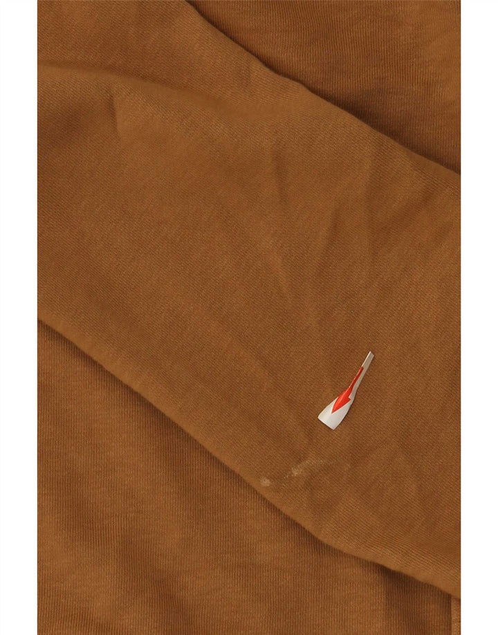 Ted Baker moletom gráfico masculino tamanho 2 pequeno algodão marrom