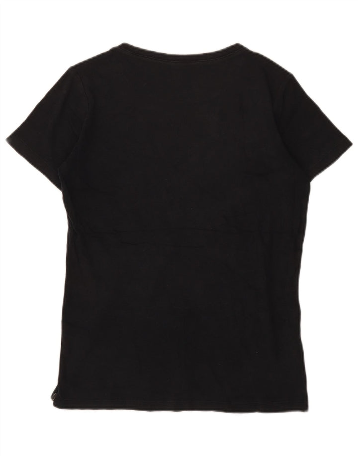 Camiseta feminina Eddie Bauer Top UK 12 médio preto