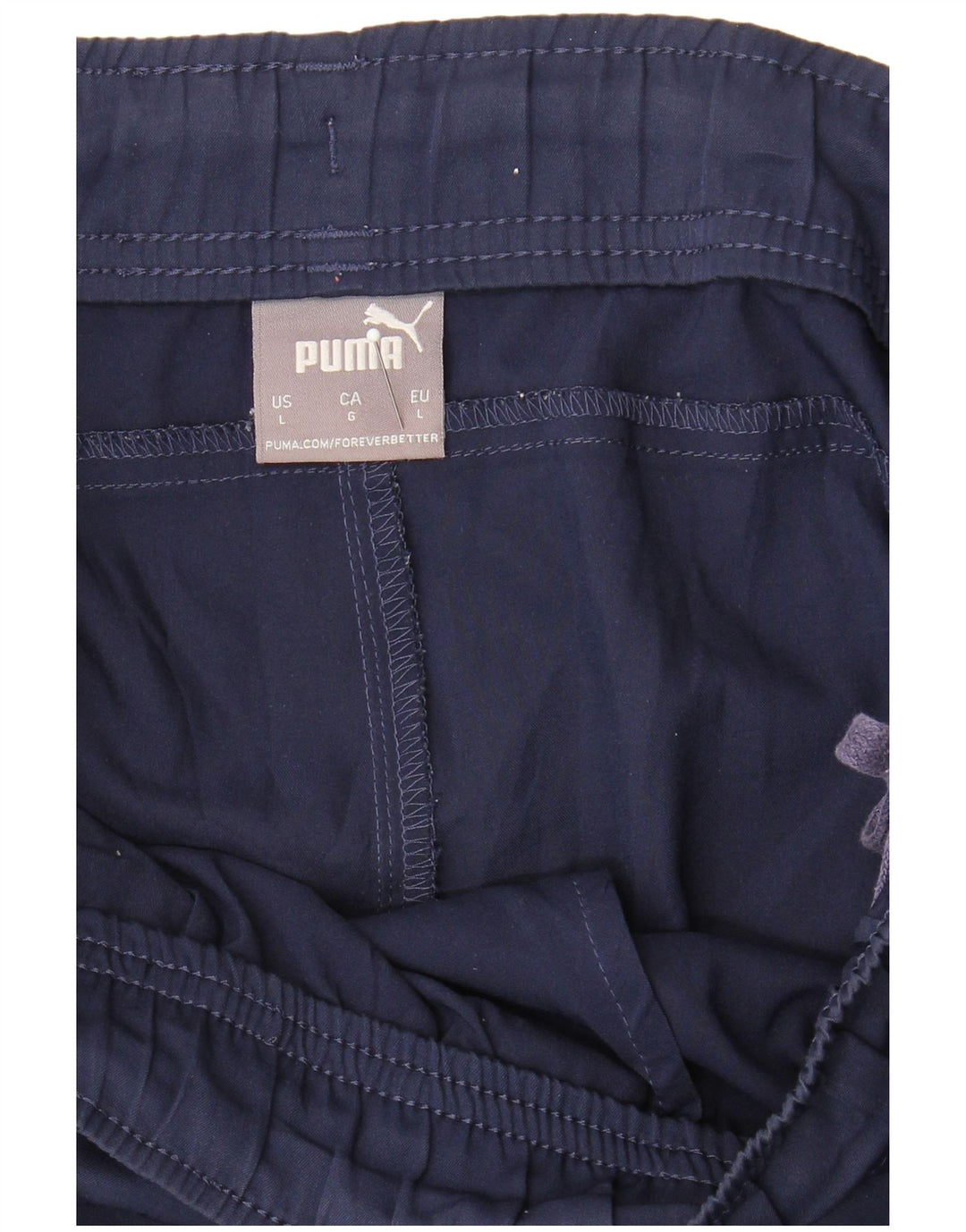Shorts esportivos masculinos Puma grandes azul marinho