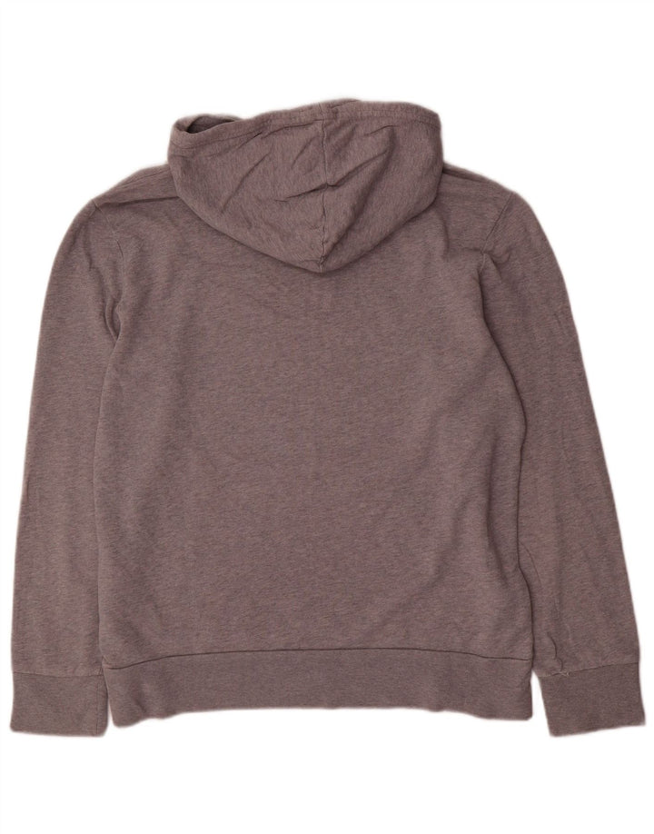 Suéter com capuz gráfico masculino Levi's médio cinza algodão