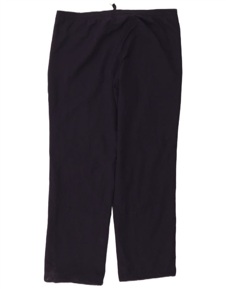 Calça de treino masculina Puma Graphic grande poliéster azul marinho