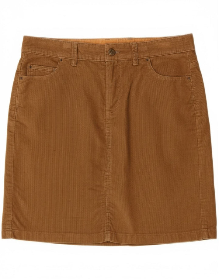Saia feminina de veludo Timberland W29 algodão bege médio