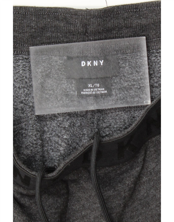 Calça de treino masculina DKNY Joggers XL cinza algodão