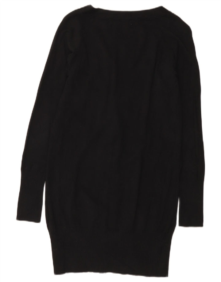 Suéter cardigã feminino Zara Reino Unido 8 pequeno preto