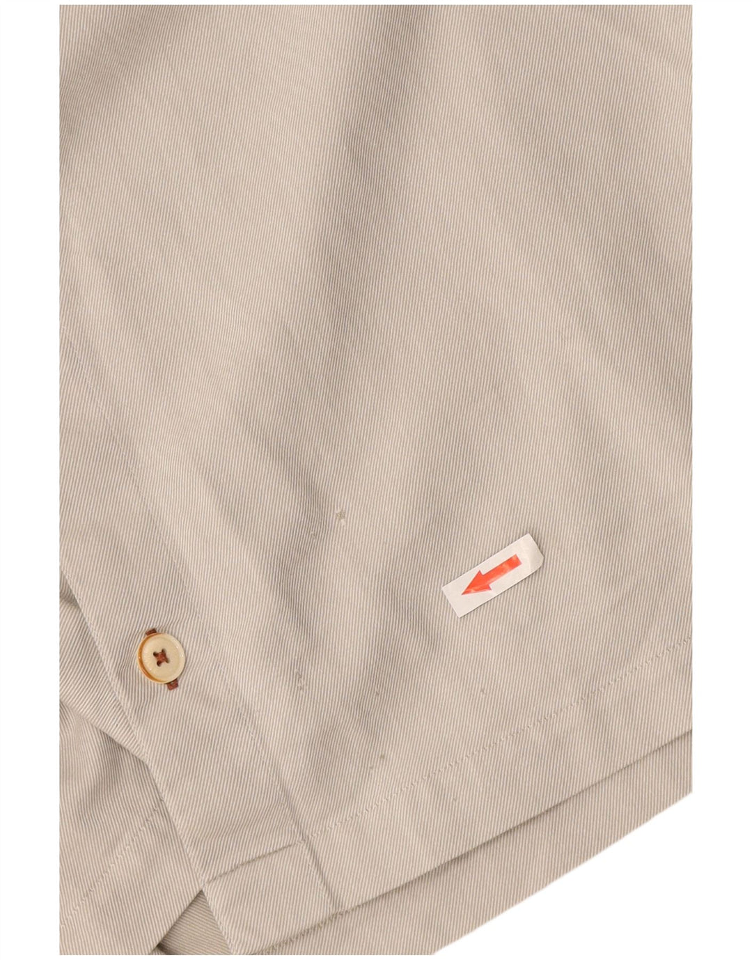Camisa masculina Ted Baker tamanho 3 pequeno algodão off white