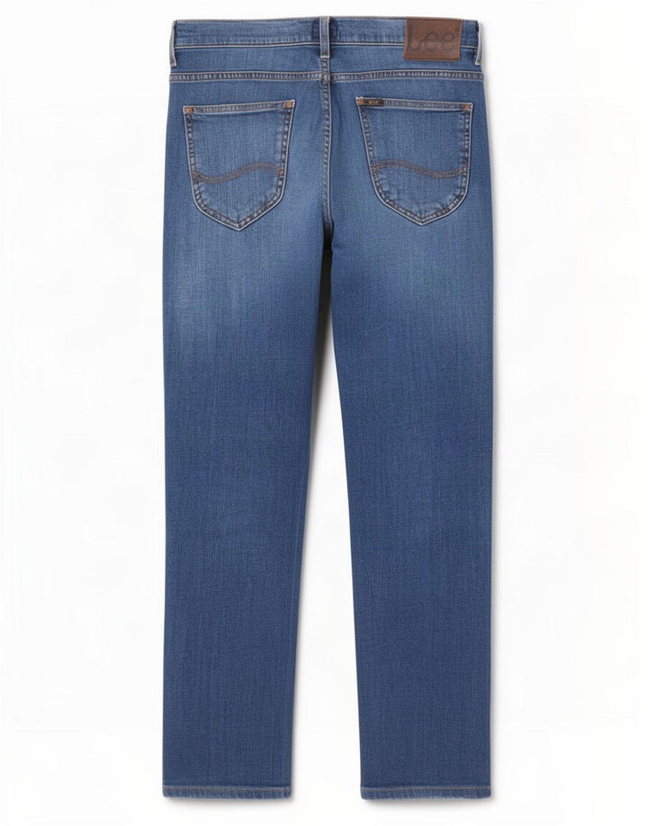Lee Mens Powell Slim Jeans W30 L30 Azul Algodão