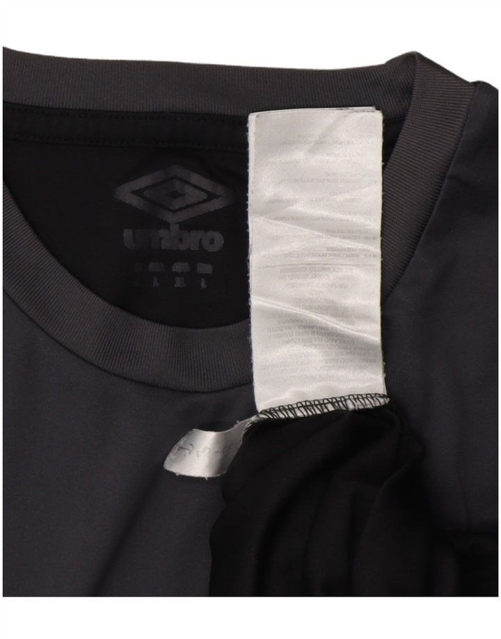 Camiseta masculina UMBRO grande poliéster colorblock preto