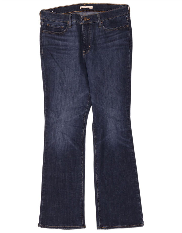 Calça jeans feminina Levi's 315 Shaping Bootcut W32 L32 azul marinho algodão