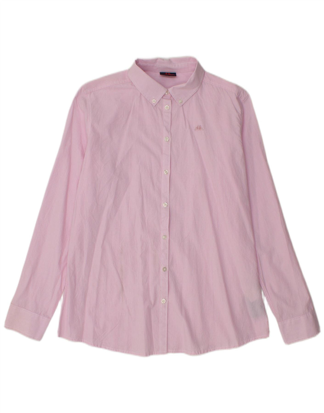 Camisa feminina Kappa UK 16 grande algodão xadrez rosa