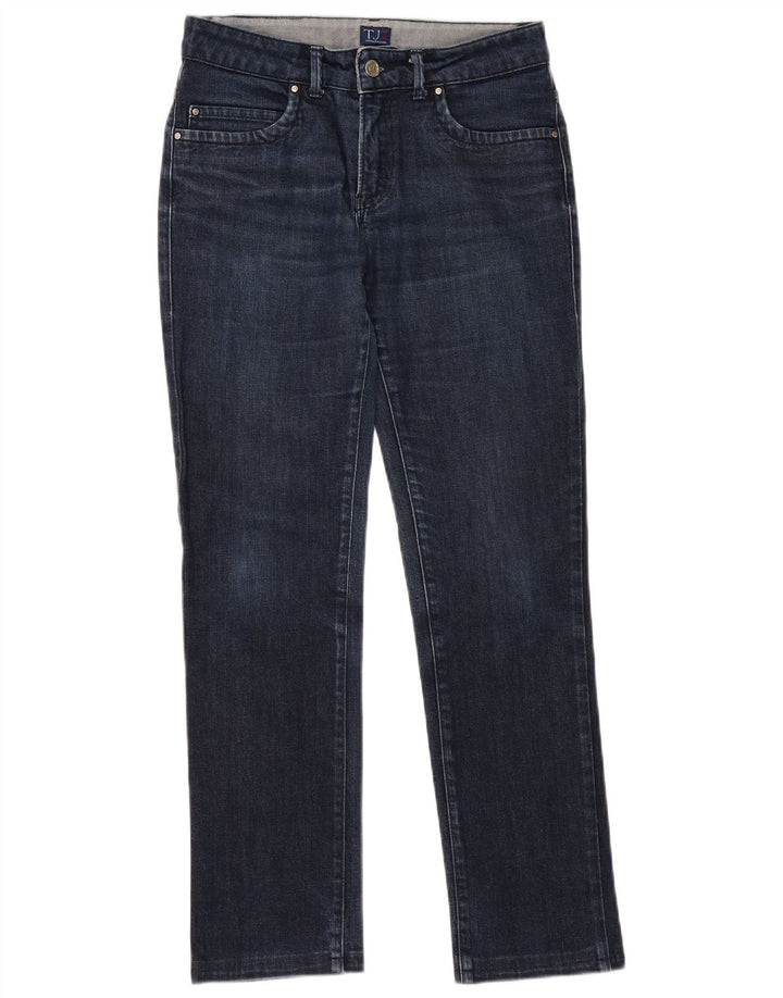 Trussardi Jeans Slim Feminino W26 L29 Azul Marinho Algodão