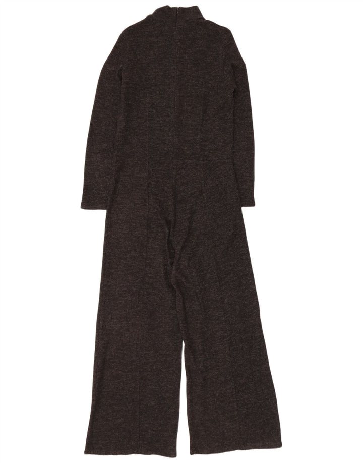 Zara Macacão feminino manga 3/4 Reino Unido 8 pequeno cinza