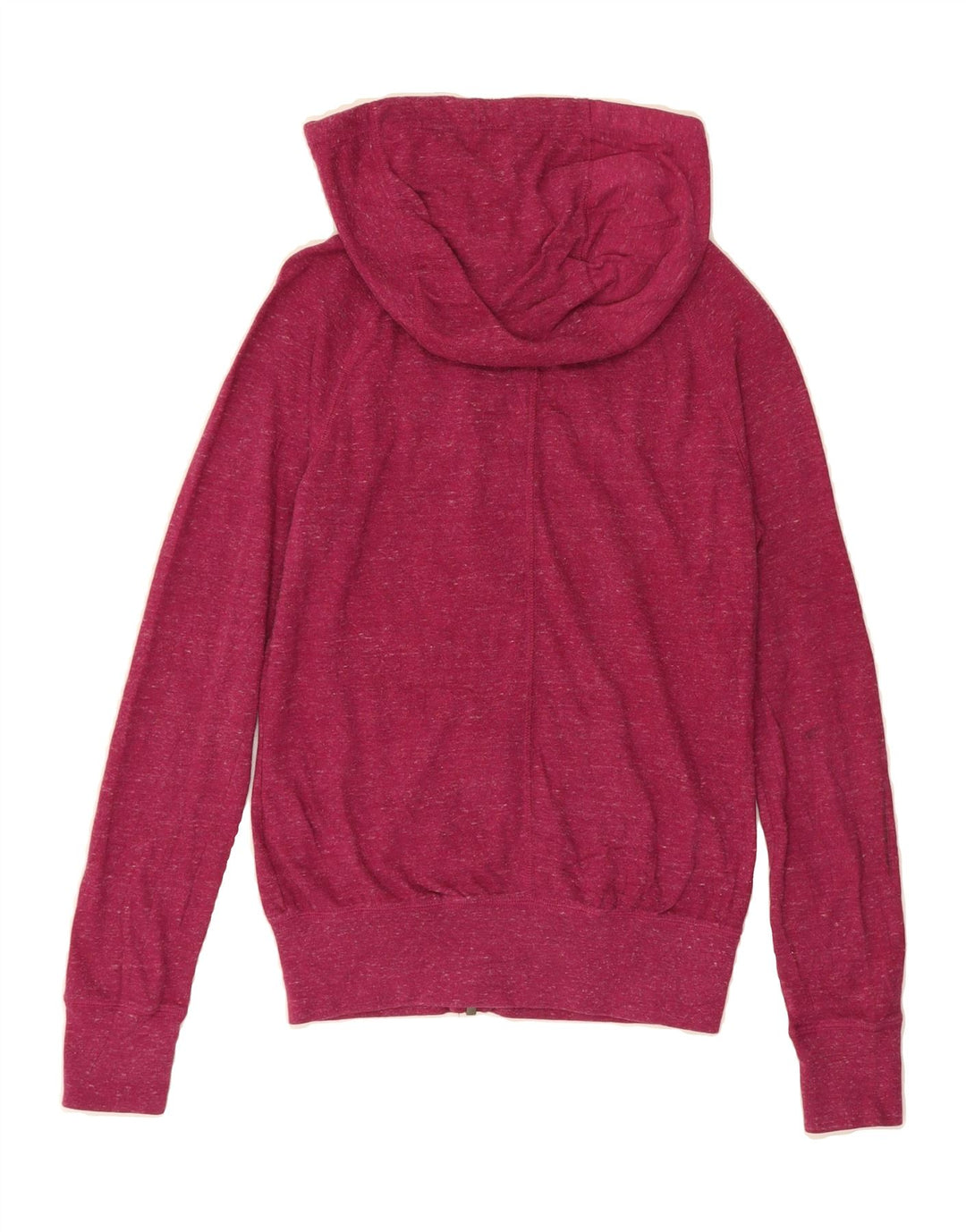 NIKE Womens Graphic Zip Hoodie Sweater UK 6 XS Pink Cotton Vintage Nike and Second-Hand Nike from Messina Hembry 