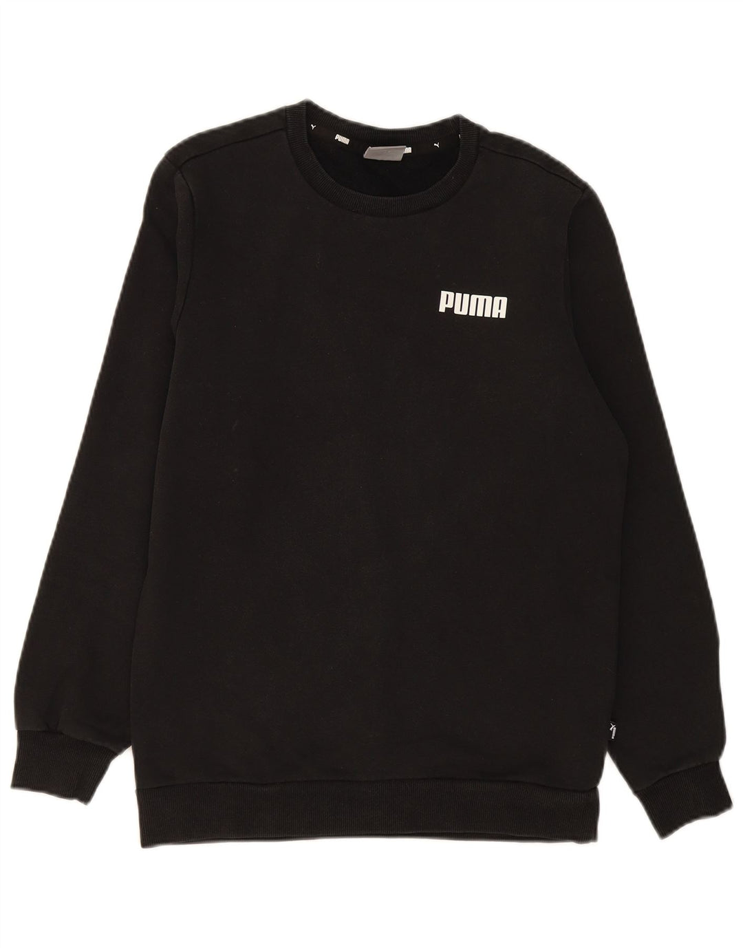 PUMA Mens Moletom Jumper Pequeno Preto