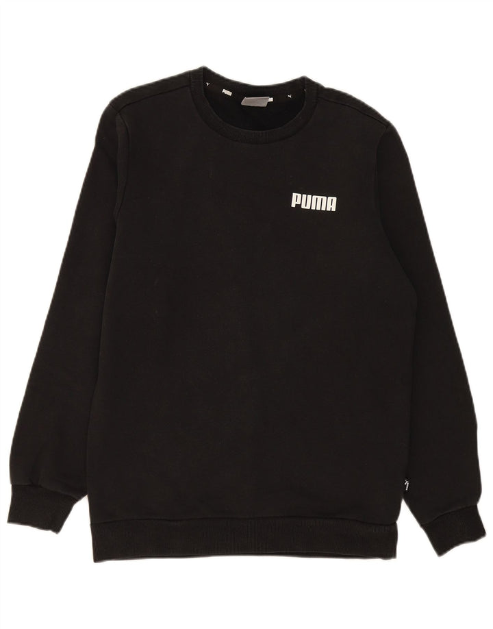 PUMA Mens Moletom Jumper Pequeno Preto