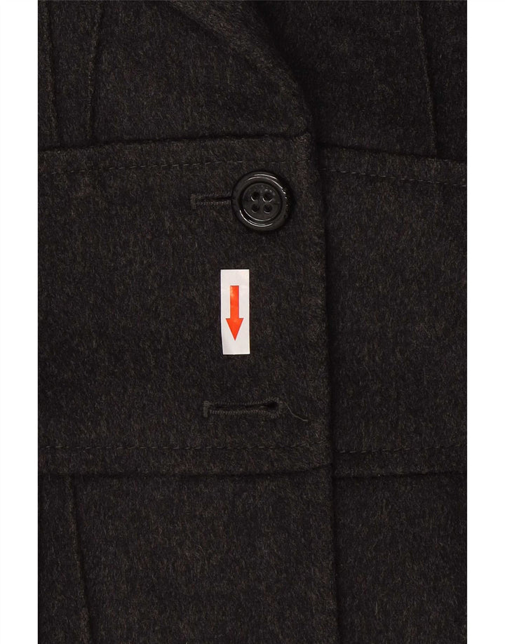 Zara Womens Trench Coat UK 10 Small Grey