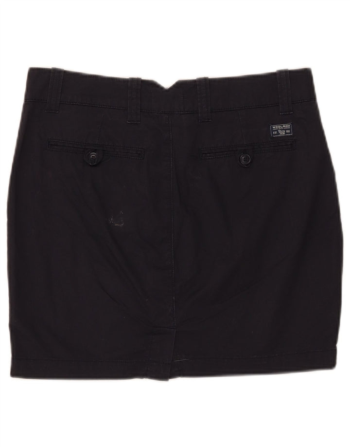 Minissaia feminina Woolrich W28 azul marinho médio