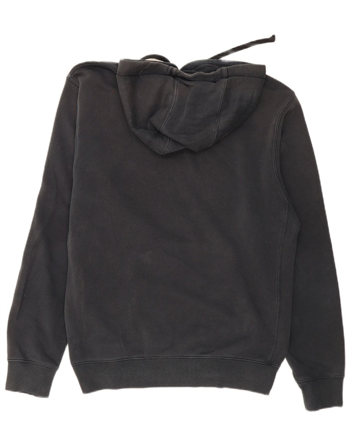 NIKE Mens Tall Hoodie Jumper Médio Algodão Preto
