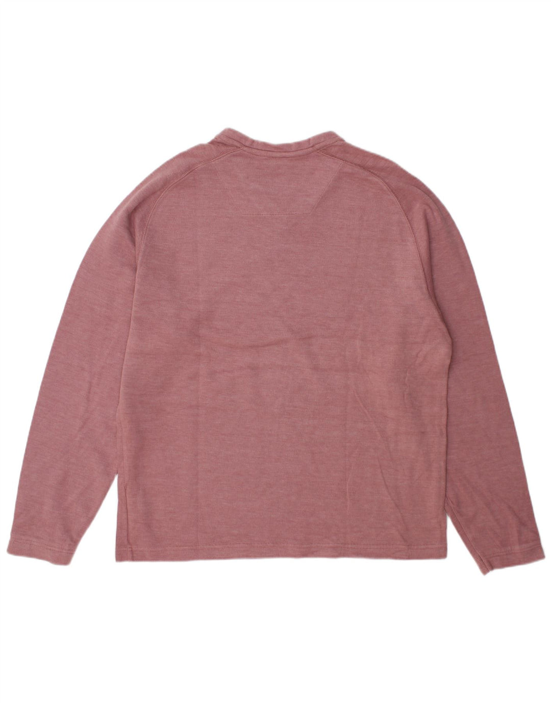 Top masculino Marks & Spencer Blue Harbor manga comprida médio algodão borgonha