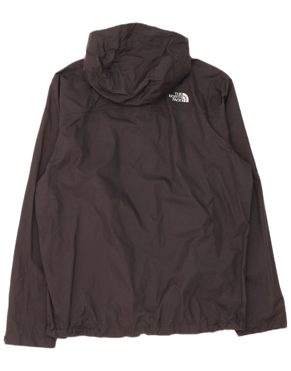 Jaqueta de chuva masculina com capuz The North Face UK 40 grande preta