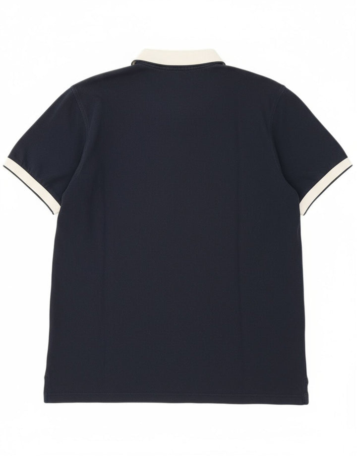 Camisa polo masculina SUN68 grande algodão preto