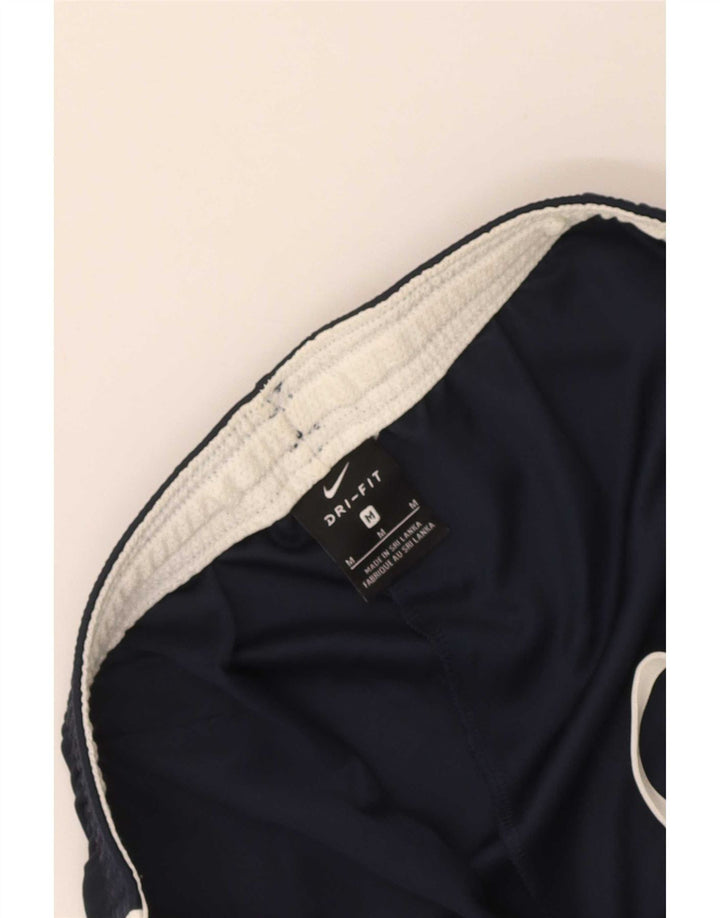 Shorts esportivos masculinos Nike Dri Fit médio azul marinho colorblock