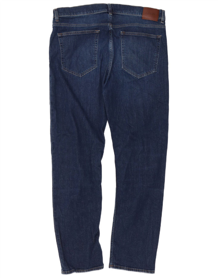 Gant Jeans masculino regular fit reto W38 L32 algodão azul