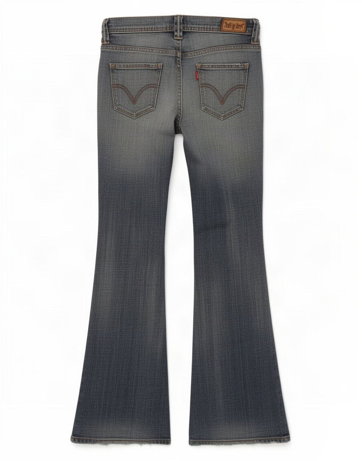 Jeans feminino Levi's Flare Flared W28 L31 azul algodão