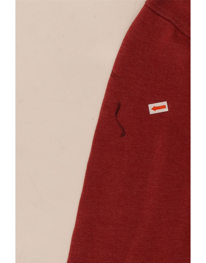 Jumper com capuz gráfico masculino SALTROCK XL algodão vermelho