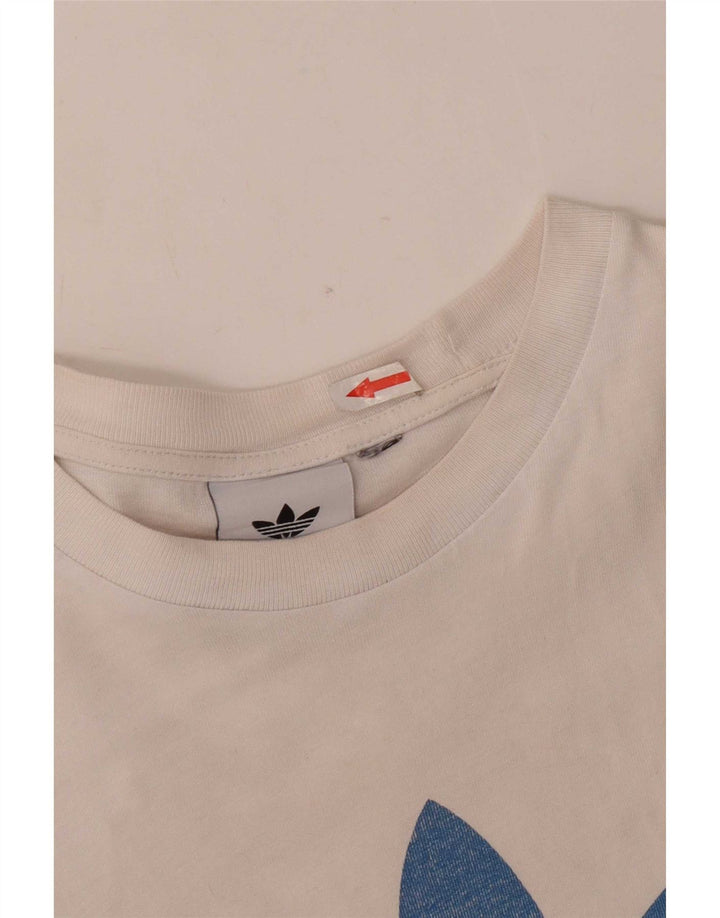 Camiseta Adidas Masculina Graphic Top Médio Branco