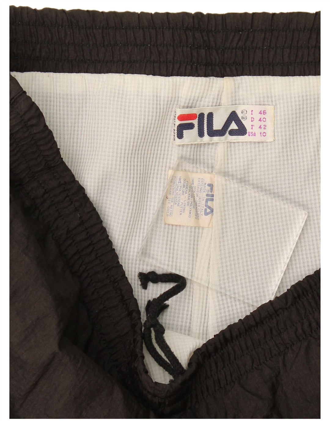 Calça de treino feminina Fila Joggers US 10 grande poliamida preta